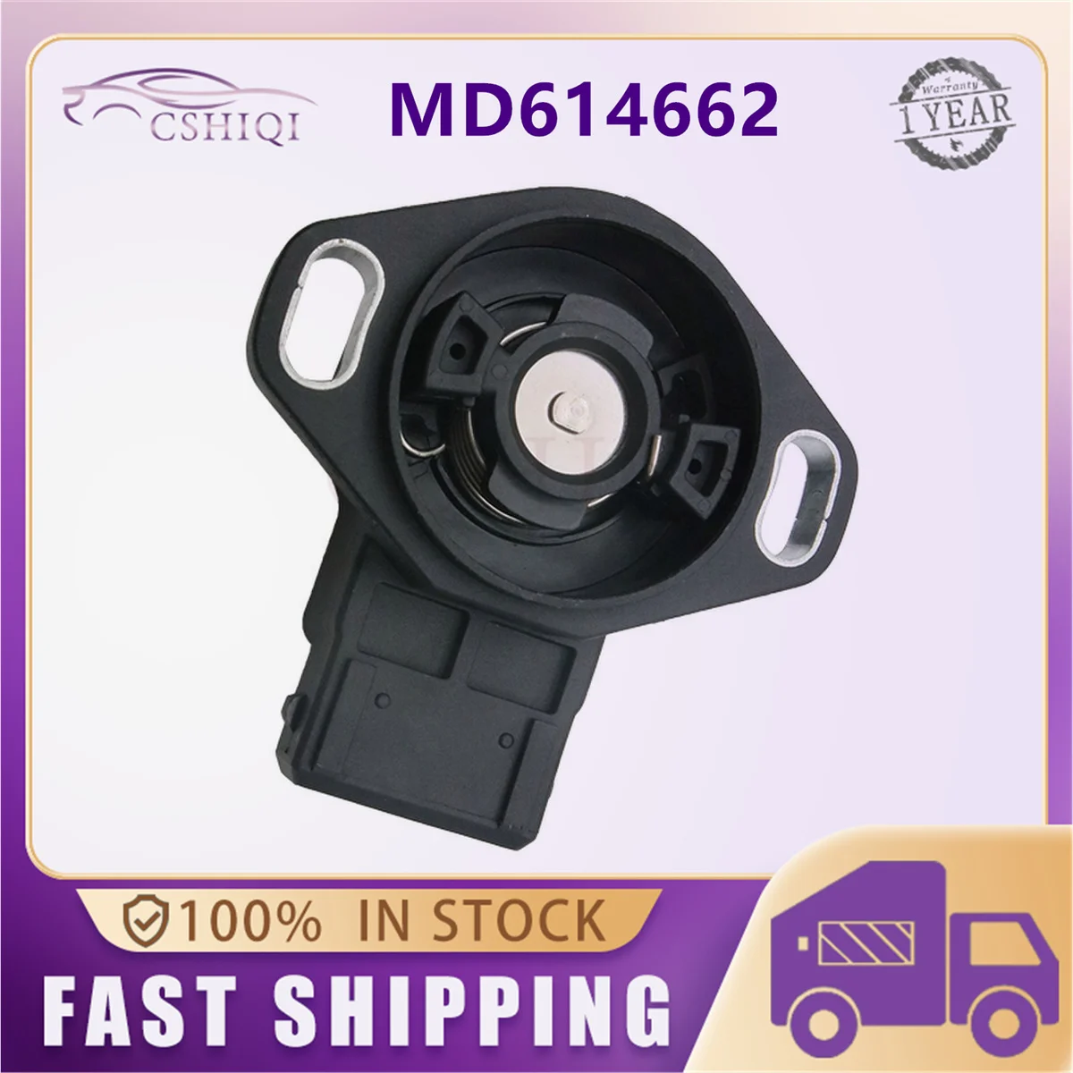 MD614662 Sensor de Posición del Acelerador (TPS) para Mitsubishi 3000GT, Diamante, Eclipse, Expo, Galant, Mirage, Colt, Dodge, Hyundai, Eagle