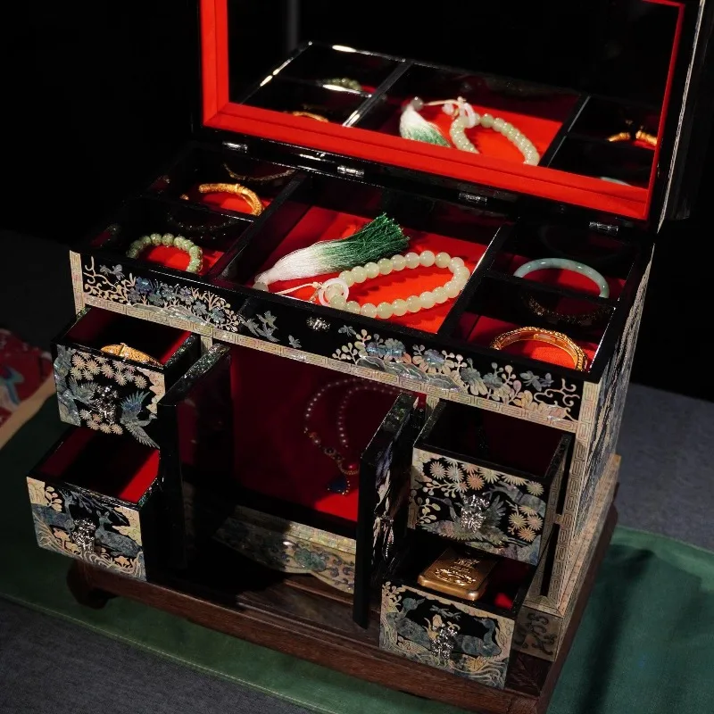 Jewelry boxes, jewelry cabinets, storage boxes, engagement and wedding, newlyweds birthday gifts for girlfriends and wives
