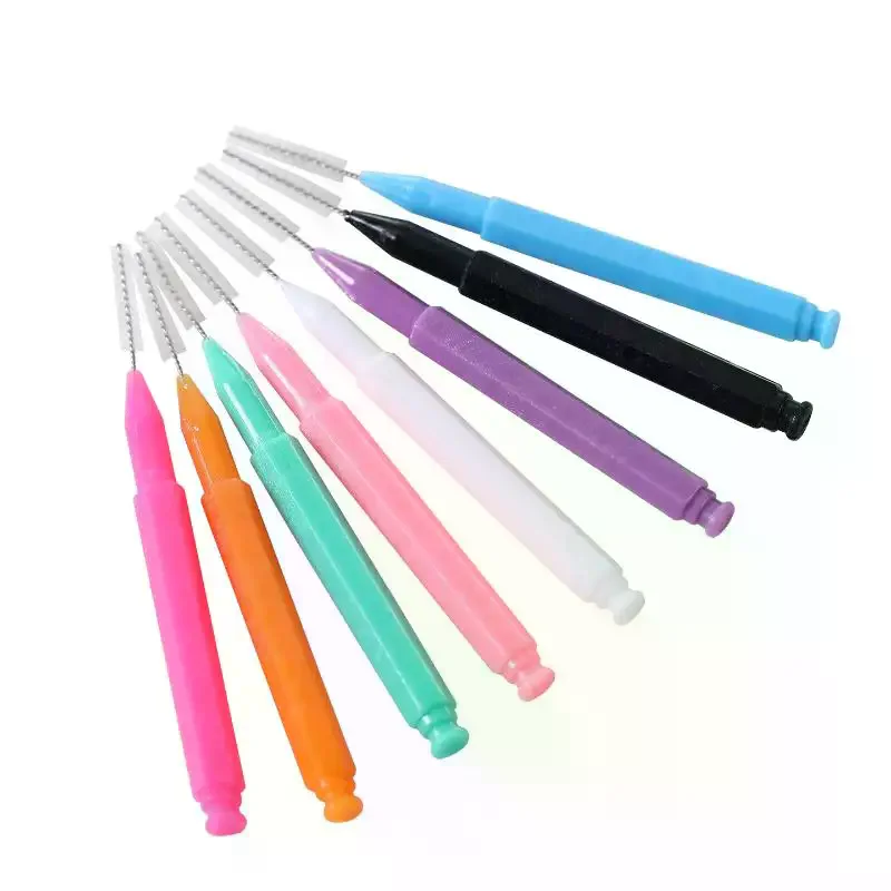 

30 шт. I-образных межзубных щеток для ортодонтической коррекции, для чистки зубов и брекетов, с мягкой щетиной