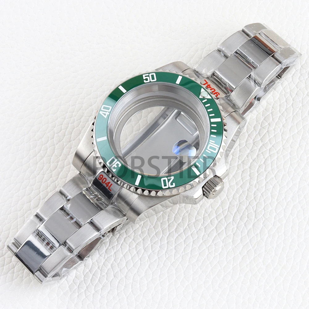 

Корпус для часов NH35 40 мм для Submariner, подходит для автоматических механизмов NH34/NH35/NH36/NH38, циферблат 28,5 мм, из нержавеющей стали, с сапфировым стеклом, водонепроницаемый.