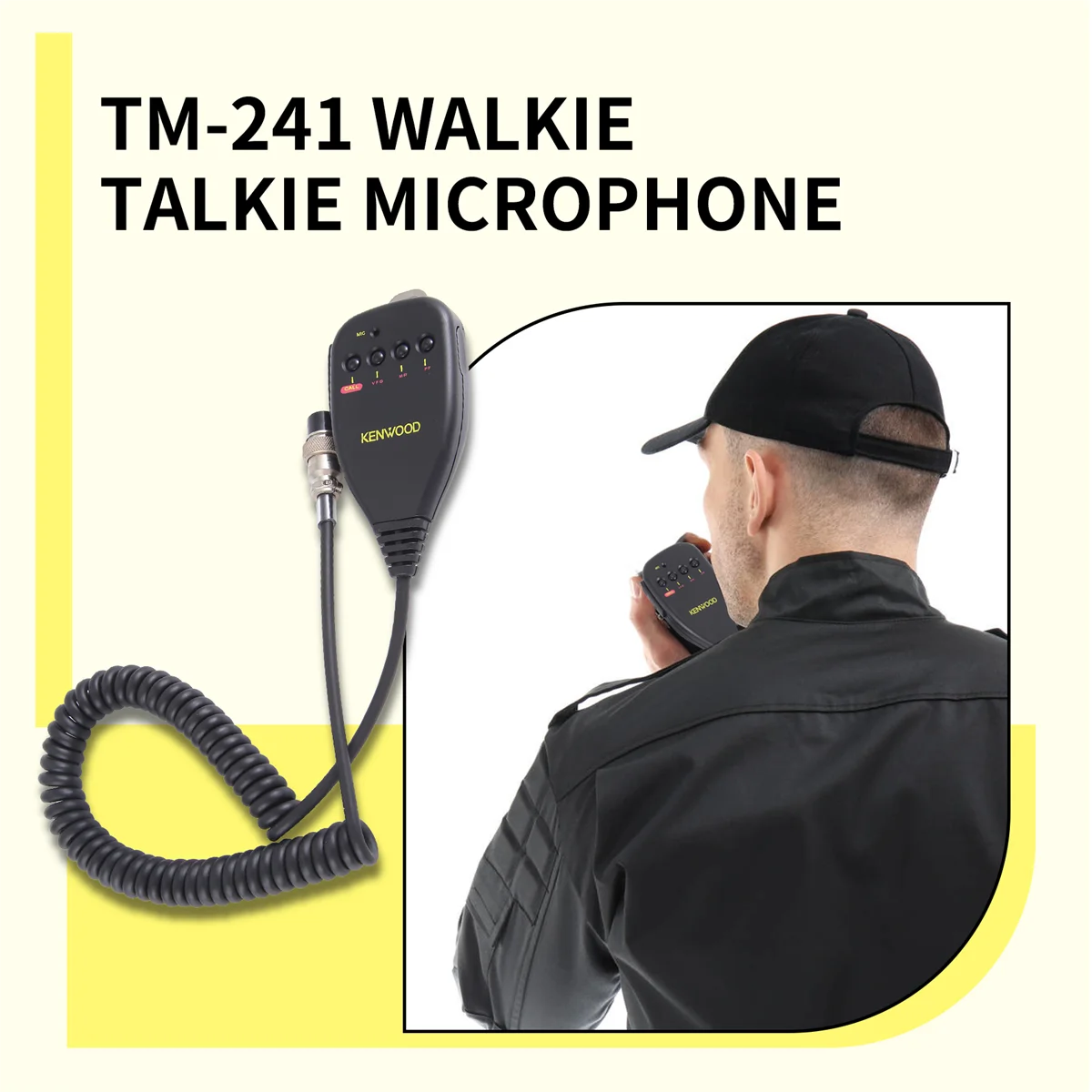 ميكروفون مكبر صوت TCE 8 PIN لراديو TM-241 TM-241A TM-731A TM-231A هام