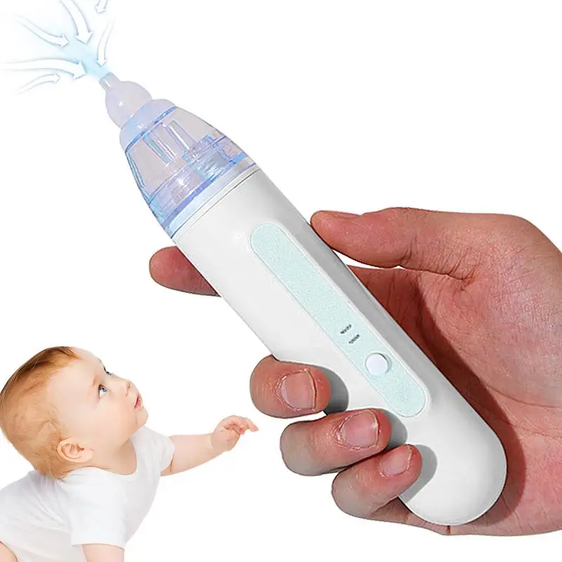 Electric Nose Sucker Electric Nose Cleaner Nasal Sucker Removable Tips Silent Operation Nasal Congestion Relief And Newborn