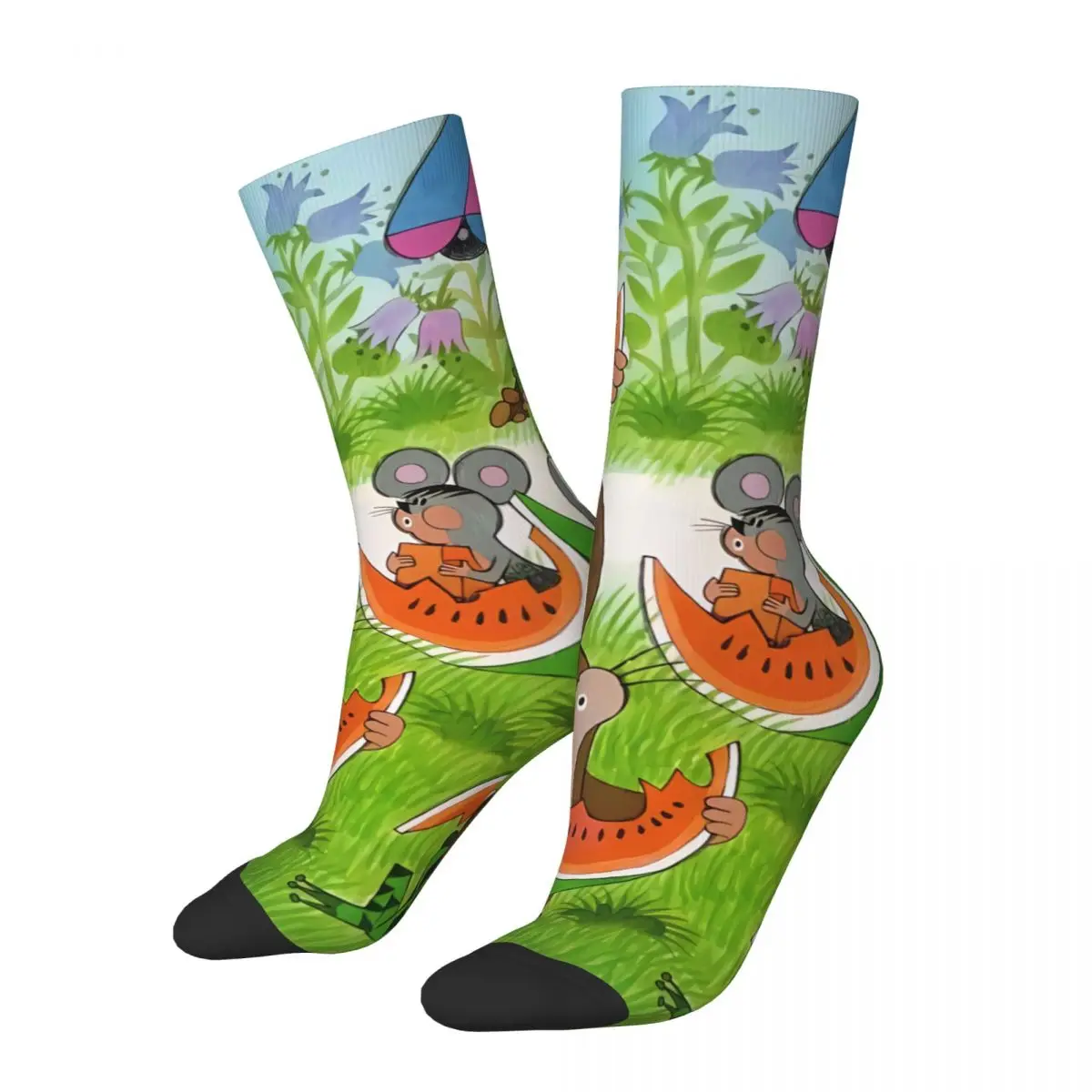 Krtek The Little Mole Socks Shopping 3D Print Boy Girls Mid-calf Sock