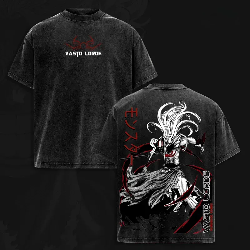 Hot Sale BLEACH Cartoon Graphic Print T-shirt Men Women Loose Casual Oversized Streetwear Harajuku Fashion Top Summer New Tee