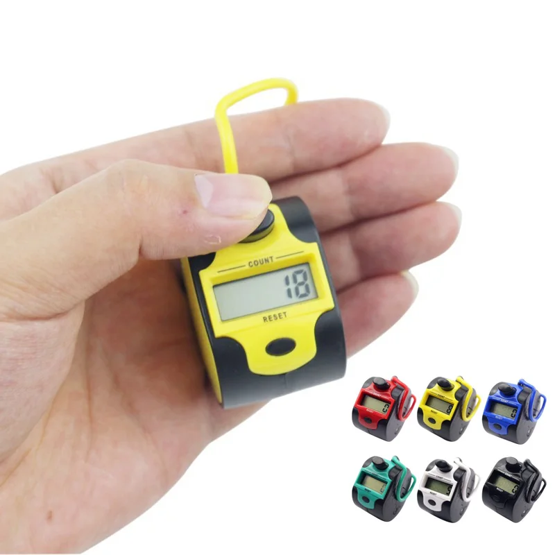 عداد تالي محمول باليد، أداة عداد رياضية إلكترونية مكونة من 5 أرقام، أداة عد رياضية إلكترونية LCD يدوية #1