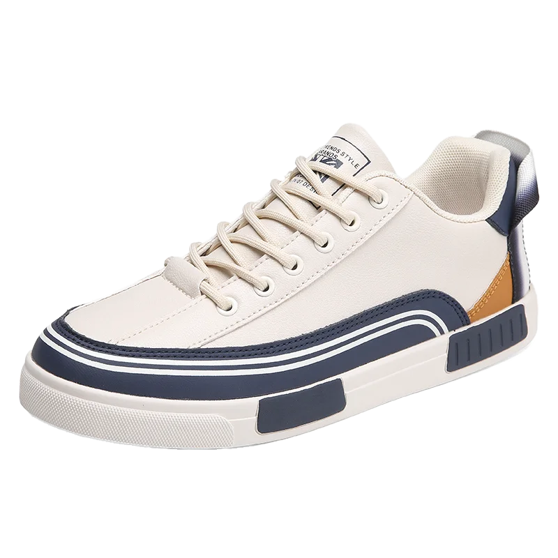 Scarpe da skate casual da uomo in pelle, comode, taglia 47_voghion.com