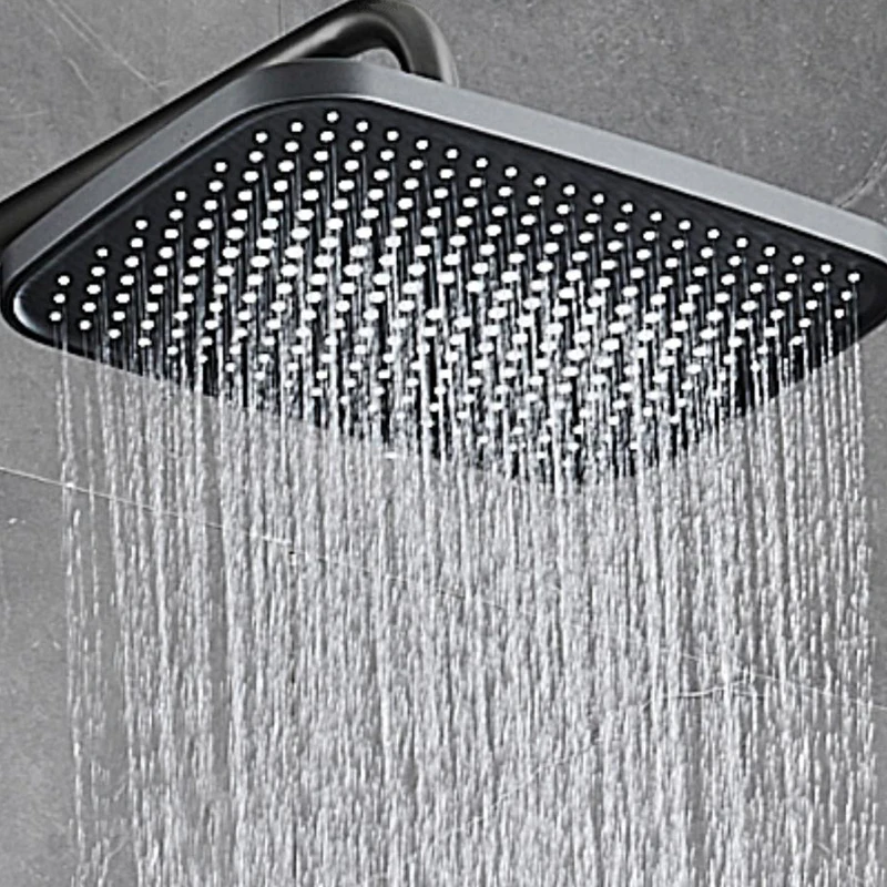 Atmosphere LED Digital Shower Set Bathroom Hot Cold Mixer Ambient Shower System Bathtub Wall Mount SPA Rainfall Gray Faucets Tap