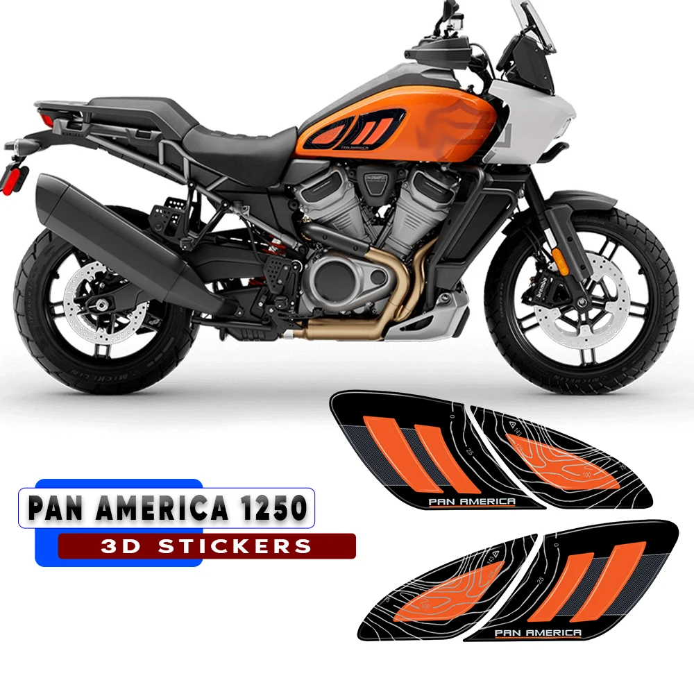 3D Sticker Protector Decoration Stickers Frontal fork protection kit For PAN AMERICA 1250 PA1250 PANAMERICA1250 2020 2022