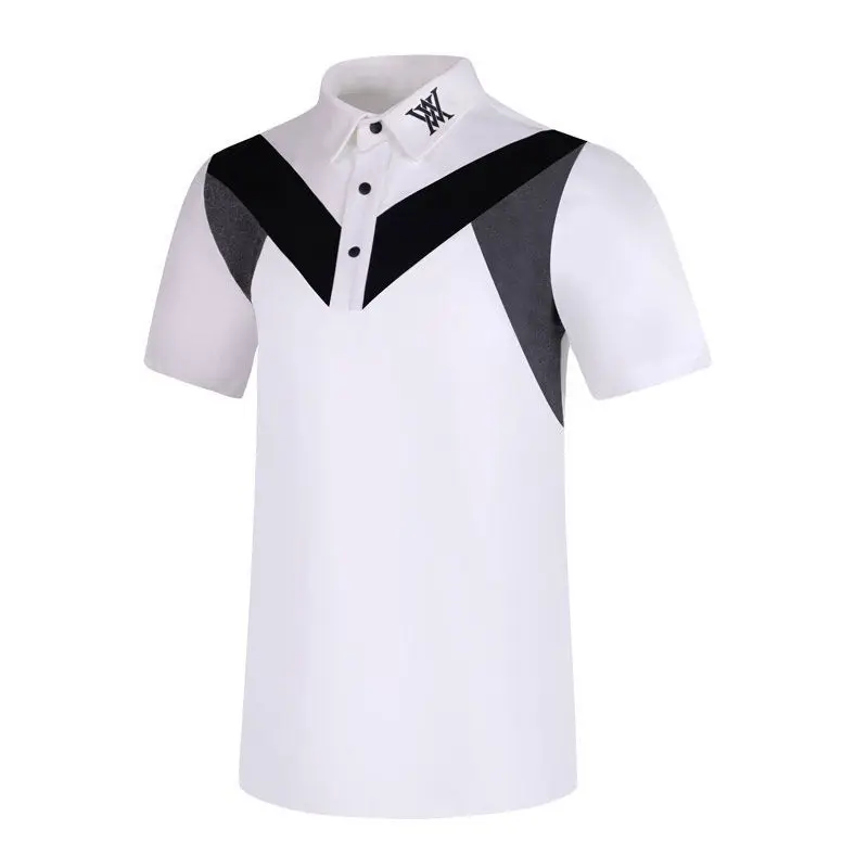 

Men's Performance Golf Polo - Breathable Quick-Dry Short Sleeve Top for Sports & Leisure