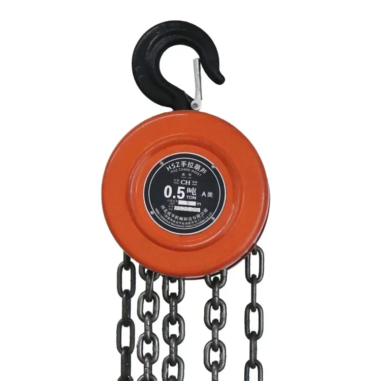 

Hot sales 0.5ton Manual Hoist Hand Lever Chain Block For Construction Hoist
