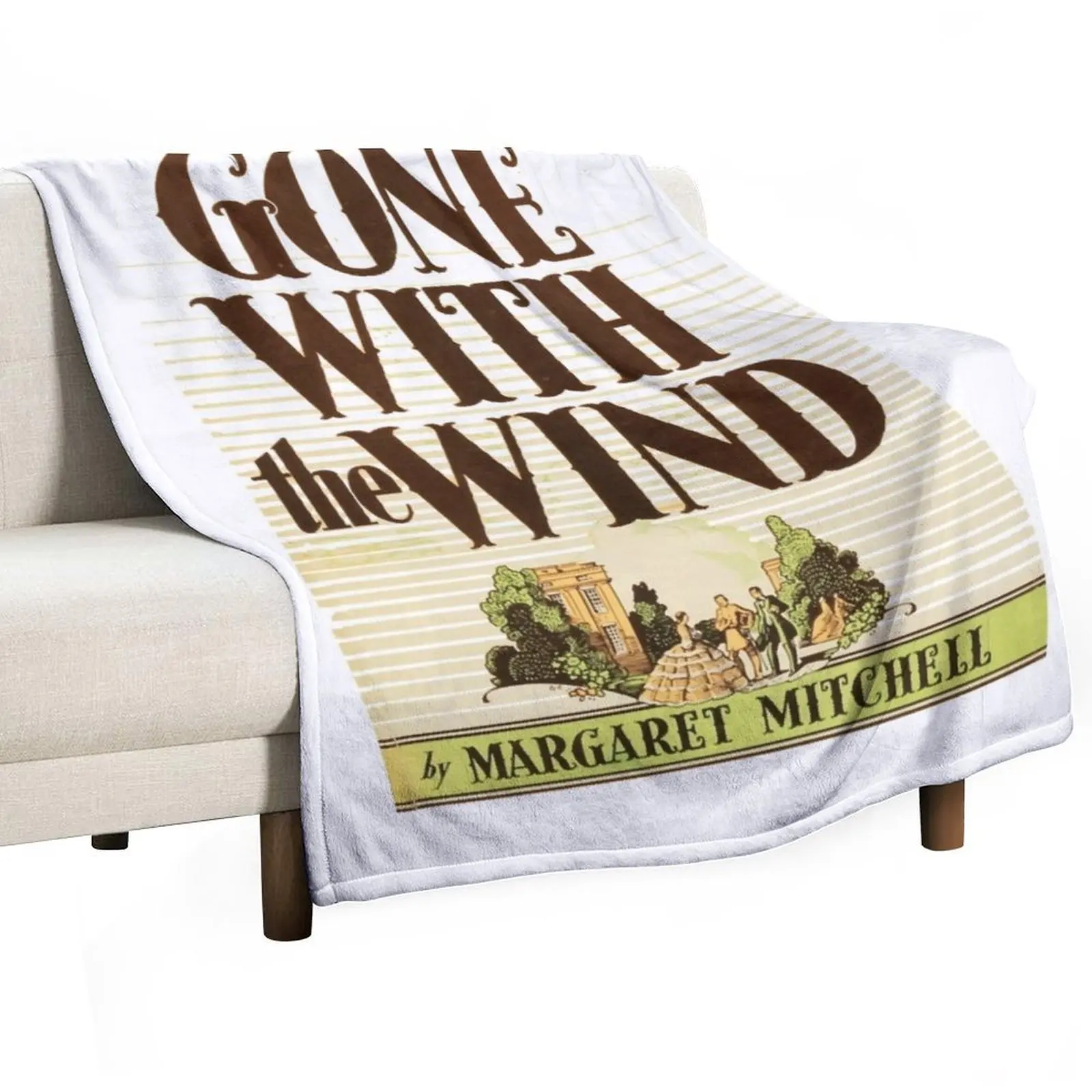 Good movie Gone With The Wind High Award Margaret Mitchell Throw Blanket Beach Picnic Blankets