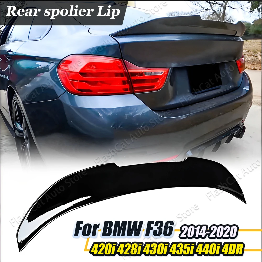 

Tail Wing Body Kit Tuning F36 PSM Style Rear Trunk Spoiler Roof Lip Trim For BMW 4 Series F36 420i 428i 430i 435i 440i 2014-2020