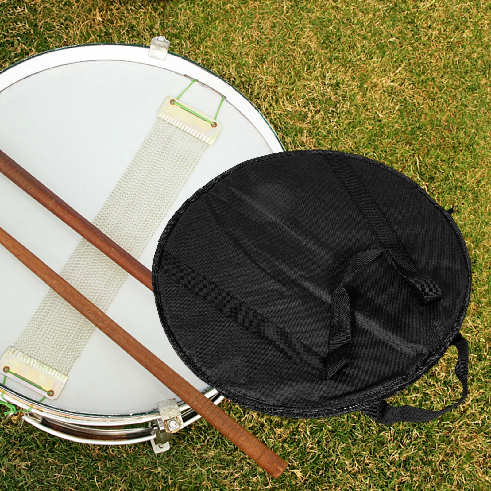 

Cymbal Gig Dumb Drum Pad Carry Bag Durable Oxford Cloth Storage Bag for Drum Pad Percussion Instrument Accessory Travel Carry