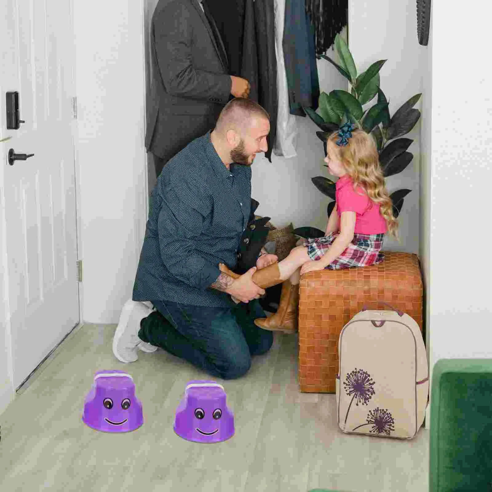 4 Pcs Barrel Stilts Children Balance Toy Adorable Plaything Sports Sturdy Sensory Training Plastic