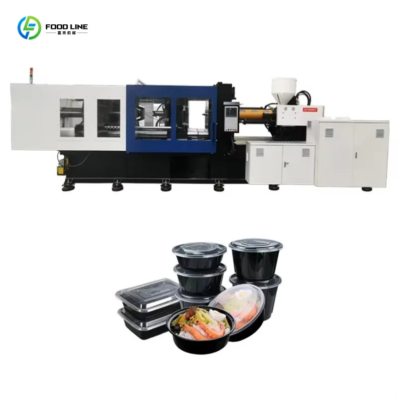 Customized High Speed Horizontal Servo Injection Molding Machinery Best Selling For Thin Wall Food Packaging Boxes