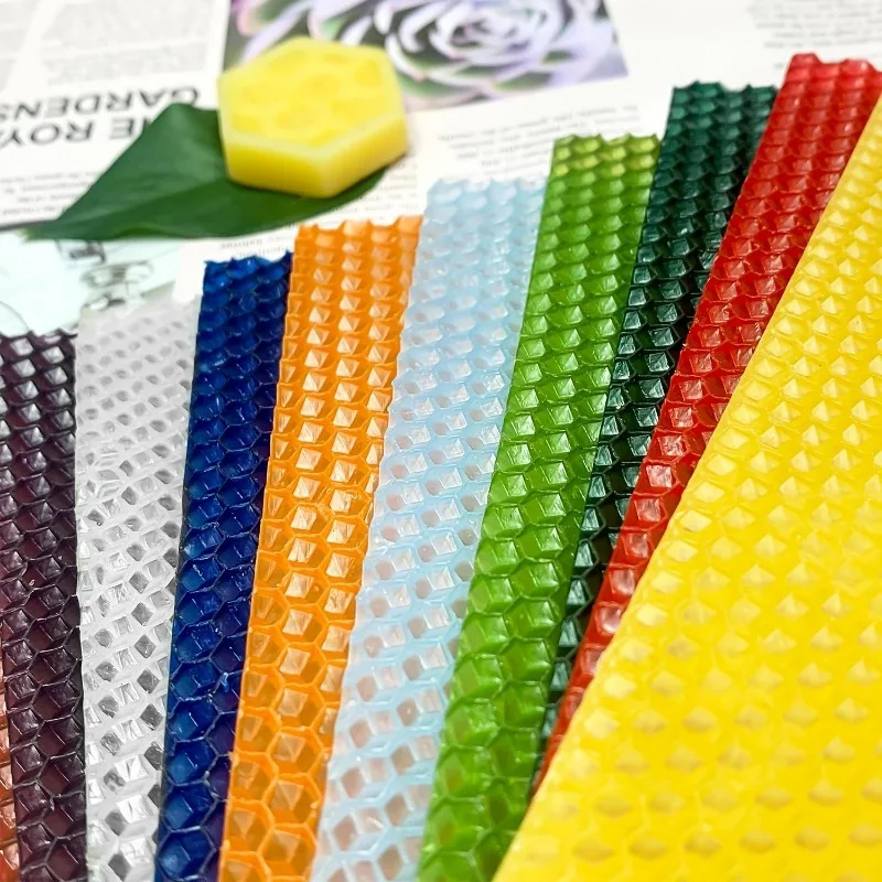 Endless Candle Designs with 10-Pack Beeswax Sheets + Dried Florals