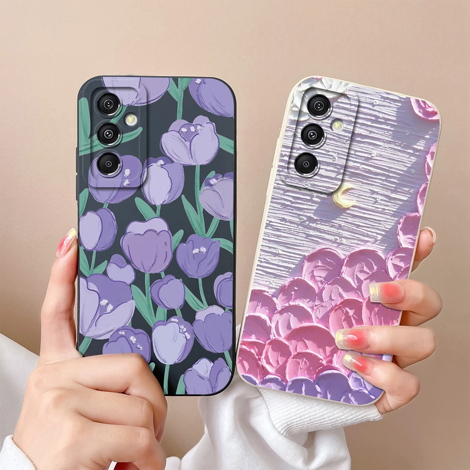 For Samsung Galaxy A15 Phone Soft Case Cute Creative Style Liquid Silicone Shockproof Back Covers For Samsung Galaxy A 15 Fundas