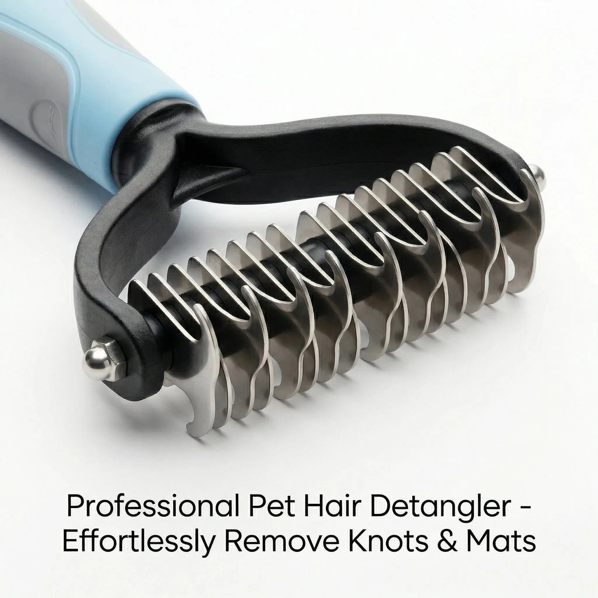Pet Grooming Brush Dog Cat Detangler Tool for Hair Fur Remover Undercoat Knot Cutter Comb Effor... product image