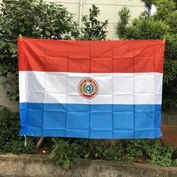 Z-ONE FLAG Paraguay  flag 90X150cm  polyester hanging  Paraguay National flag Indoor Outdoor Home decoration Banner