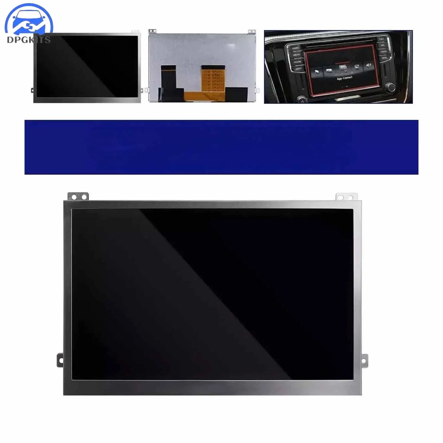 1 Pieza Pantalla Táctil LCD de 6.5 Pulgadas para Radio VW MIB STD2 680 200 TDO-WVGA0633F00036 TDO-WVGA0633F00039 TDO-WVGA0633F00045