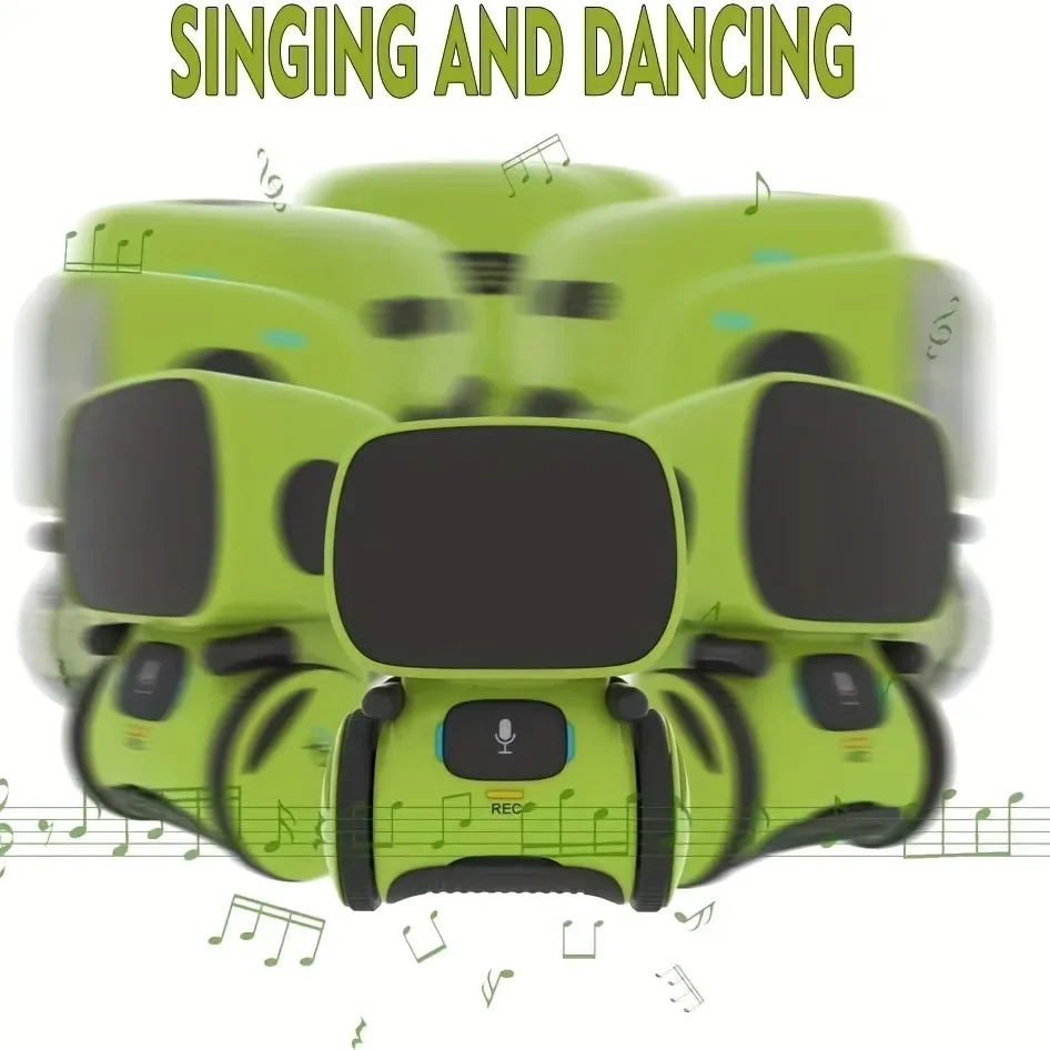 Multiple Languages Smart Voice Interactive Robot Dialogue Touch Mini Robot Recording Voice Changing Children's Toy Christmas - Image 3