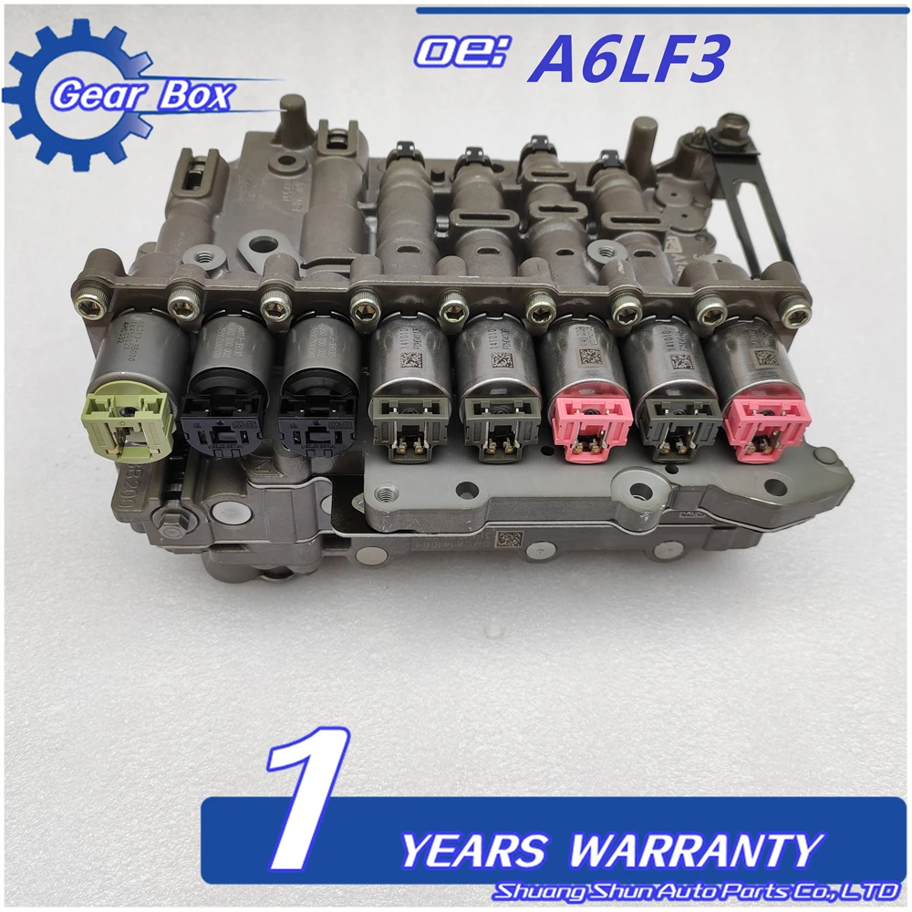 A6LF1 A6LF2 A6LF3 A6MF1 A6MF2 6-speed automatic transmission valve body with solenoid valve for Hyundai Kia