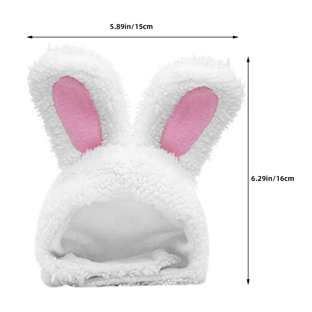قبعة أذن أرنب لطيفة قابلة للتعديل، أغطية رأس أرنب للحيوانات الأليفة، غطاء رأس ناعم لحفلات القطط، أزياء الهالوين وعيد الفصح #6