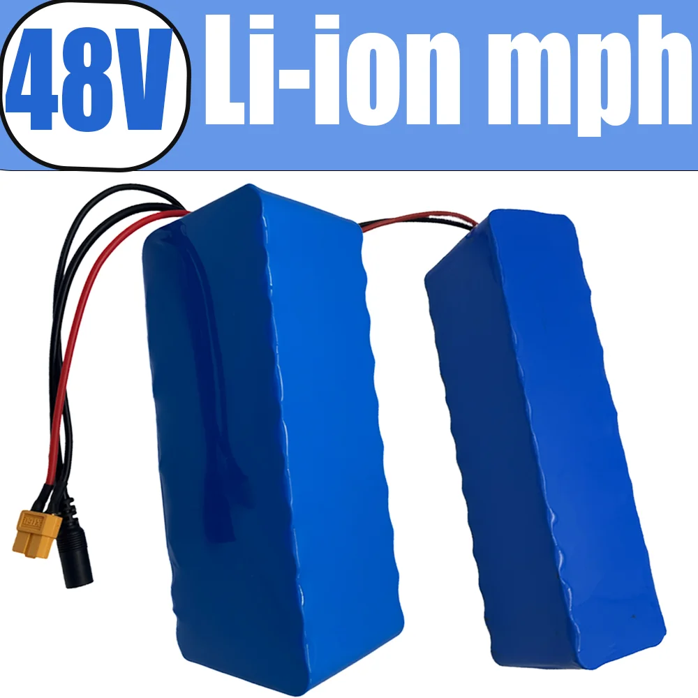 

18650 battery new 48v120000mAh2000w13S3P lithium battery pack, suitable for 54.6V electric scooters, with BMS and charger