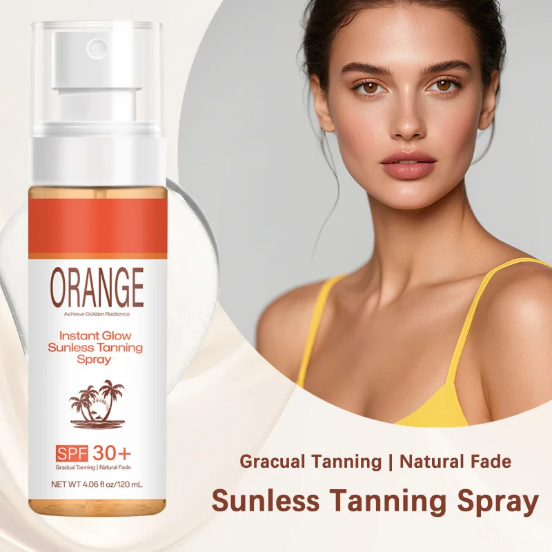 

Tanning Protection Spray Natural Wheat Skin Tone Enhances Tan Moisturizes UV Shield Body Protection Gel