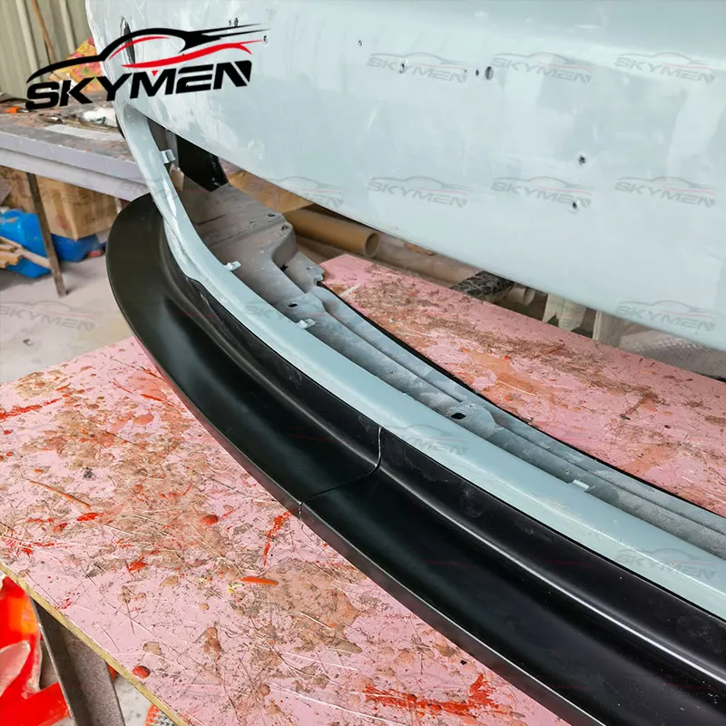 ミニJCW R56 R57 R58 R59前期型用カーボンフロントリップ、ガラス繊維