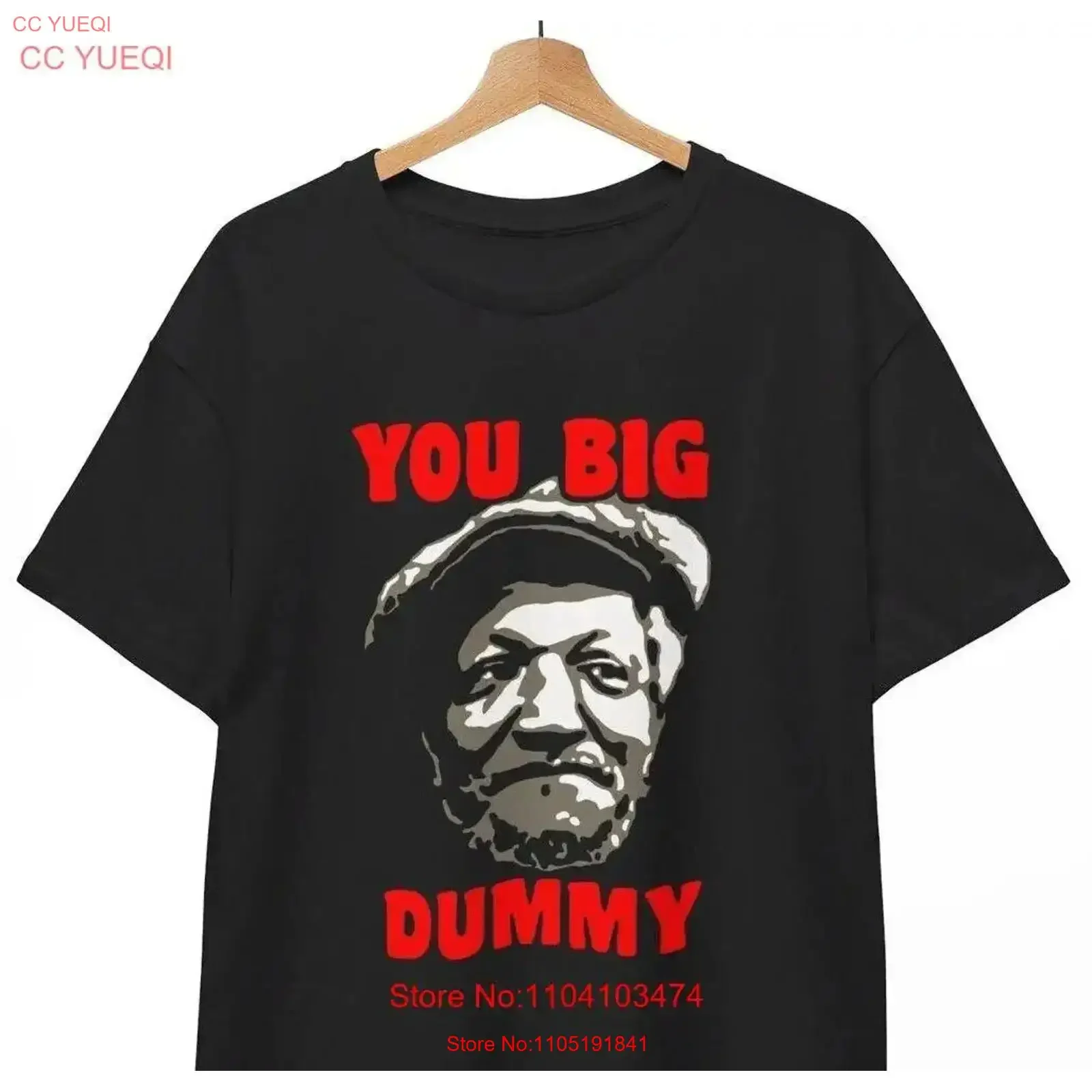 Sanford and Son You Big Dummy T Shirt All size  vintage Washed Versatile Stretched homme graphic Soft Comfortable Slightly