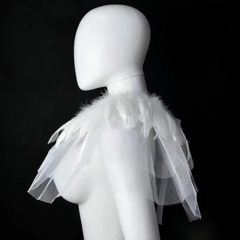 652f-adjustable-double-layer-mesh-shawl-scarf-shrug-capes-halloween-cospaly-costume-detachable-faux-collar-for-women