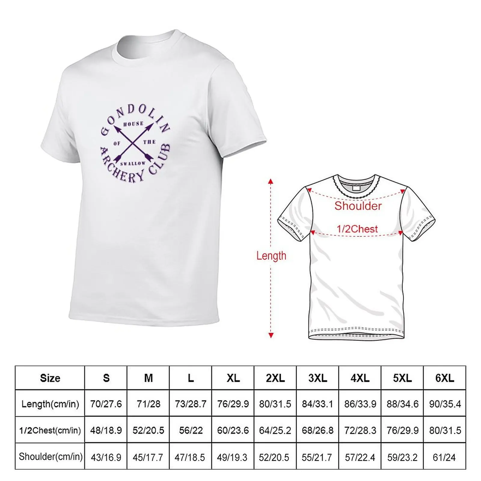 Gondolin Archery Club - House of the Swallow T-Shirt summer 2026 vintage black t-shirts for men