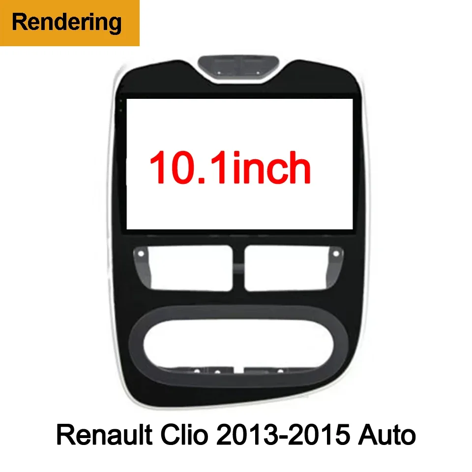 10.1 Inch Car Fascia for Renault Clio Auto 2013-2015 Audio Fitting Adaptor Panel din Car Frame Fascia Stereo Panel Car Accessory