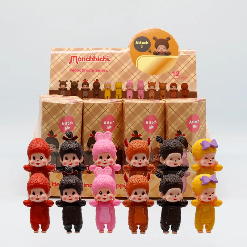 

Cross-border Monchi lying down angel blind box cute doll car ornament sticky mobile phone decoration figure decoration