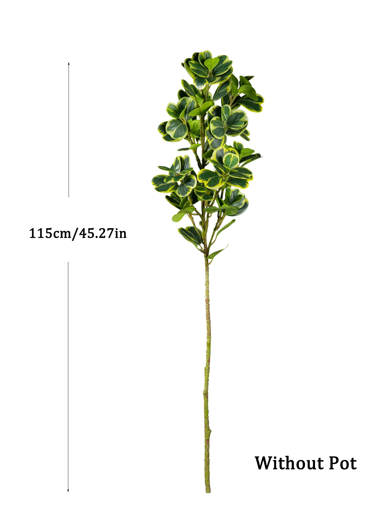 76-115cm Künstlicher Ficus-Baum Hoher Kunstbaum Tropische Grünpflanze Plastik-Banyan-Zweig für Heim Boden Geschäft Party Hochzeitsdekoration – Detail 7