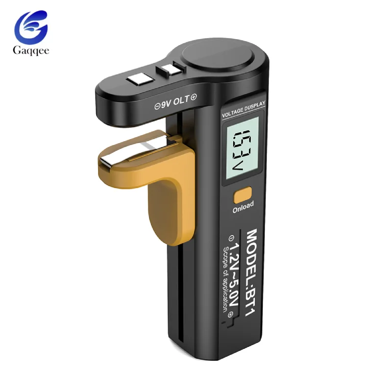 

1/2Pcs Mini Digital Battery Tester Voltage Power Tester Battery Health Monitoring For AA AAA 9V/1.5V Button LR20 Battery