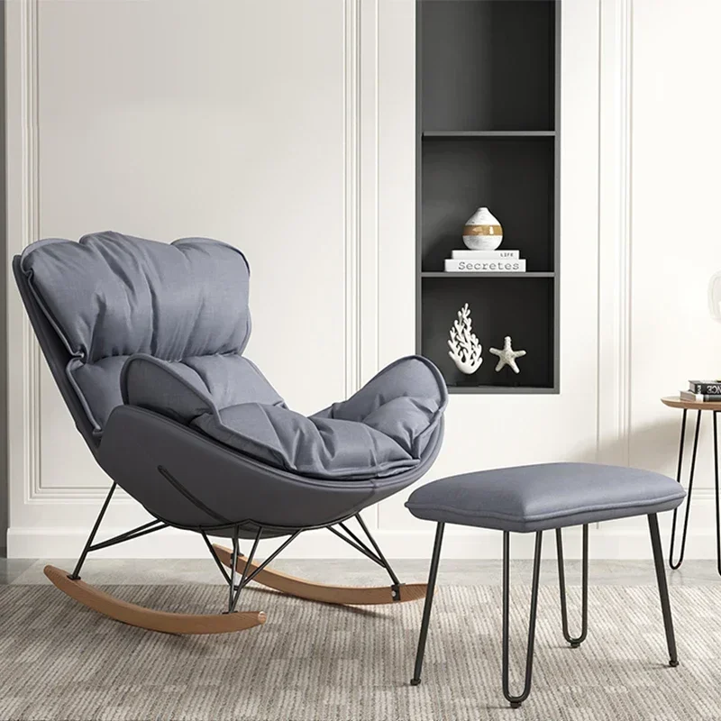 A Sofa Rocking Living Room Chairs Lounge Salon Design Floor Armchairs Gamer Luxury Reclining Mobilya Home Furniture