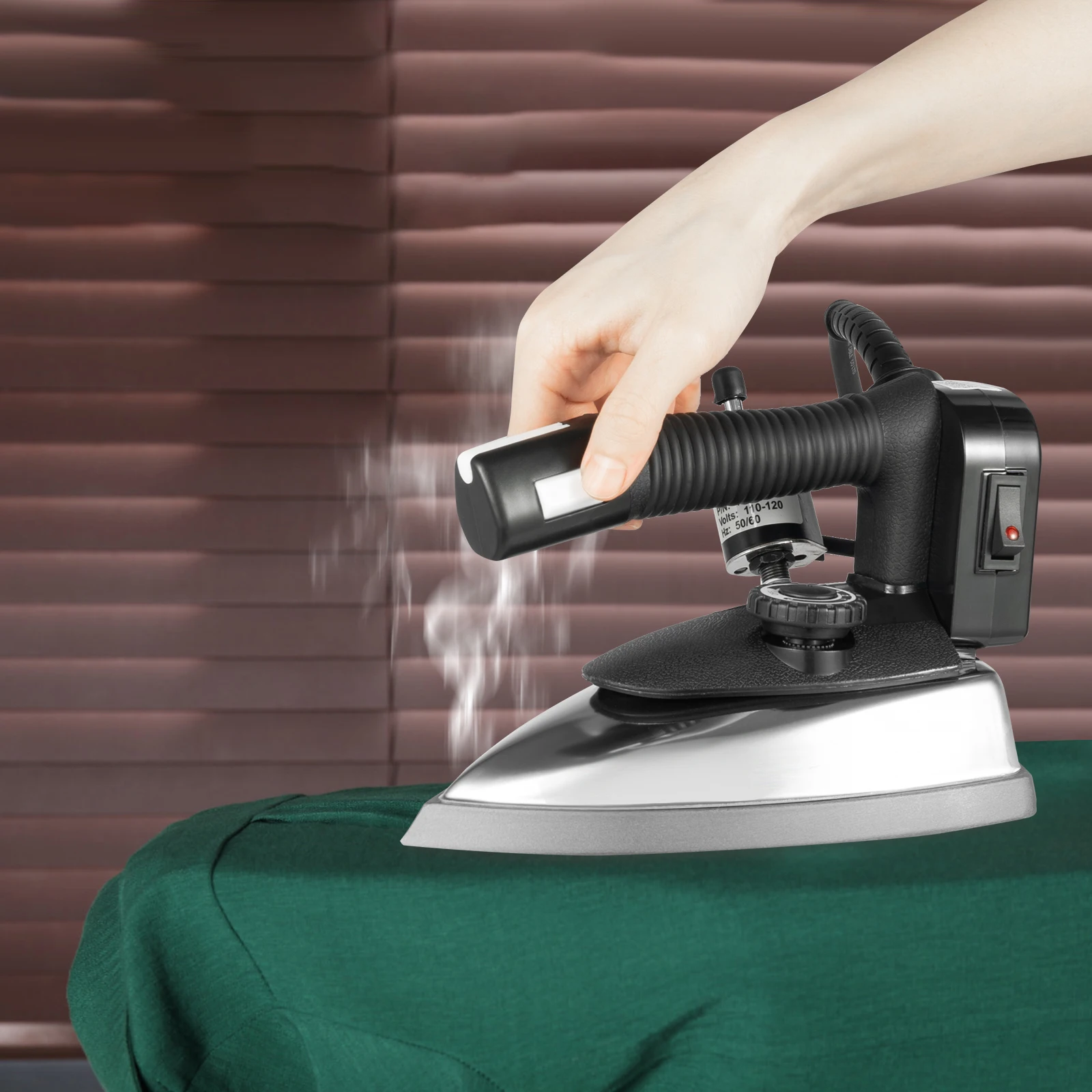 مكواة بخار صناعية بدرجة حرارة قابلة للتعديل 1200 وات، مكواة ملابس احترافية 110 فولت مع خزان 3 لتر لمصنع الملابس، منظف جاف