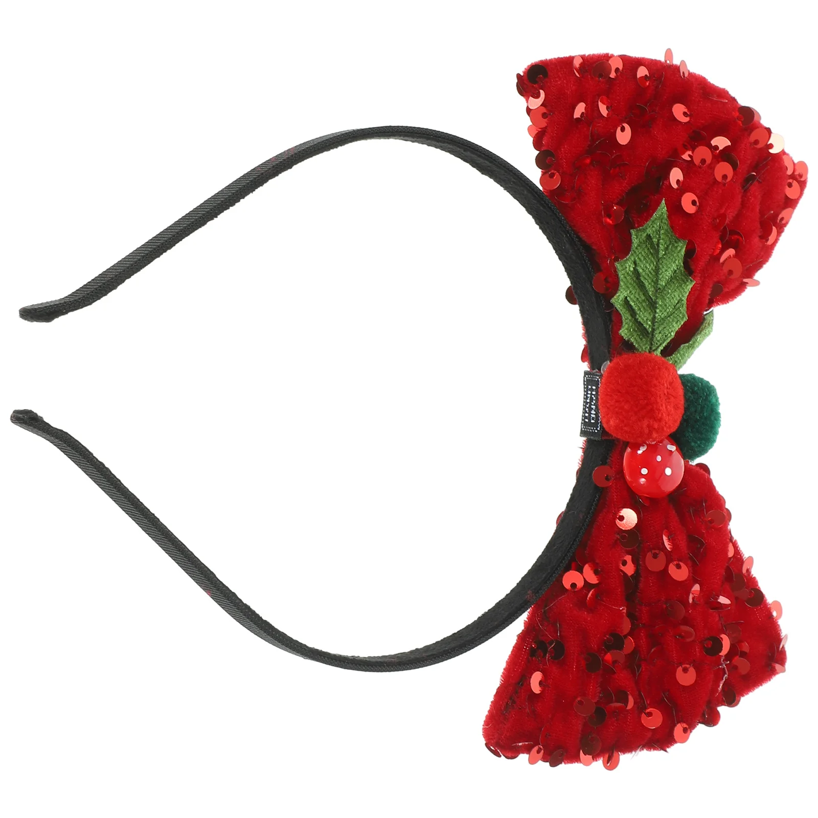 

Kids Bow Headband Christmas Hairband Lightweight Fabric Festival Headdress Xmas Party Hair Accessory for Girls