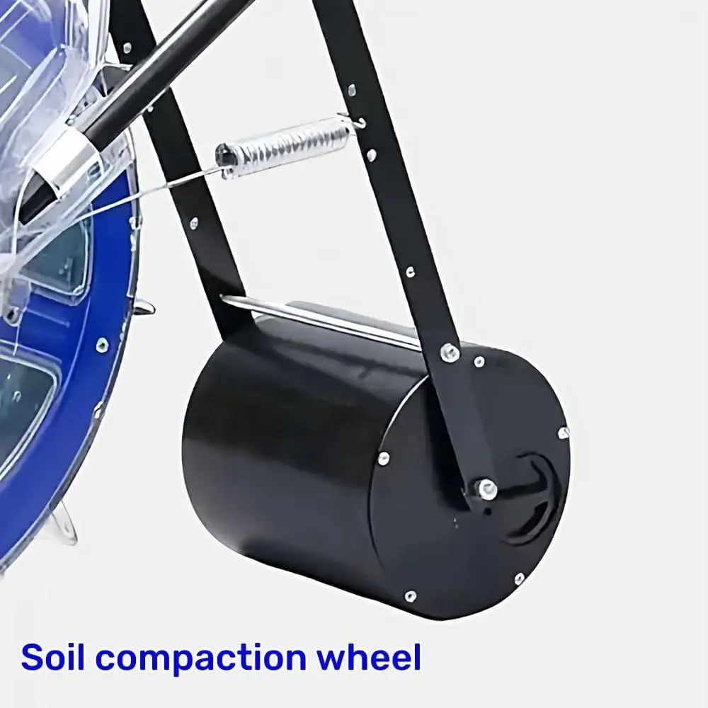 เครื่องหว่านเมล็ดแบบมือหมุน 16 รู พร้อมปรับระยะห่างระหว่างต้นได้ เพื่อการหว่านเมล็ดและใส่ปุ๋ยอย่างมีประสิทธิภาพ