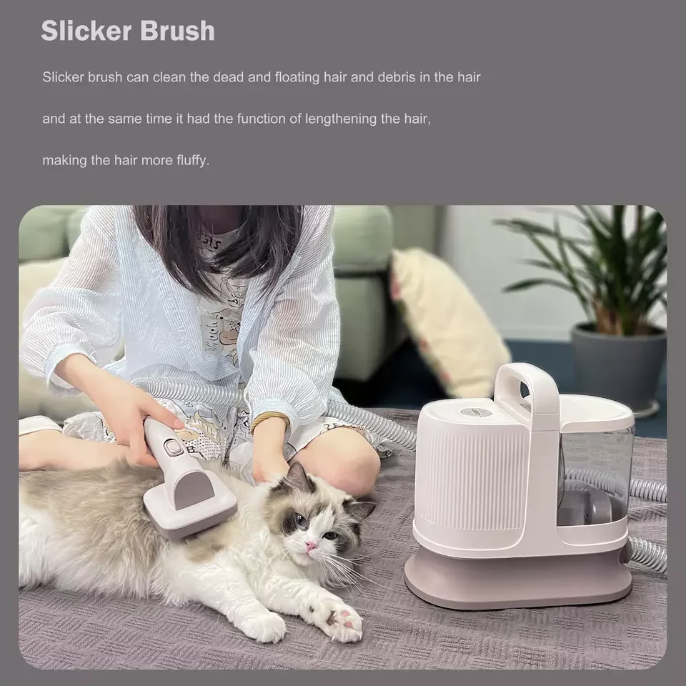 Pre-sale Cat Dog Pets Grooming Tools Set Electric Dog Vacuum Cleaner Kit with Strong Suction