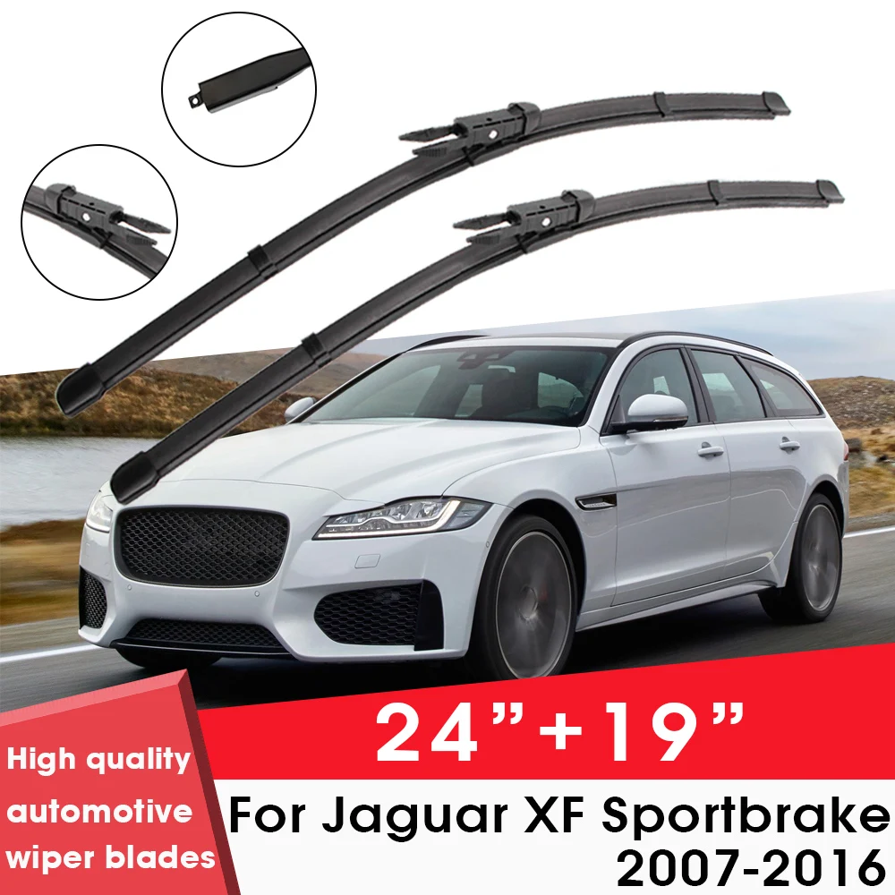 

BEMOST Car Wiper Blades Front Window Windshield Rubber Refill Wiper For Jaguar XF Sportbrake 2007-2016 24"+19" Car Accessories