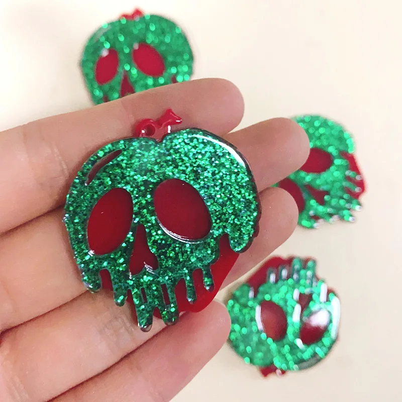 6Pcs Acrylic Red Ap… - image