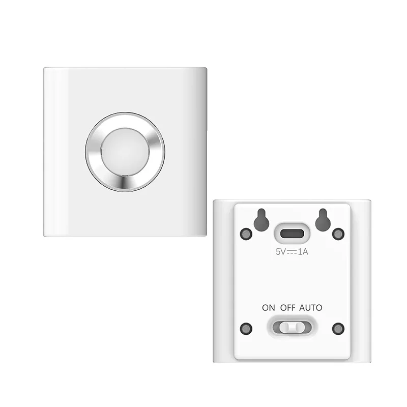 Intelligent Motion Light-Controlled Sensor Wall Lamp - 500Mah Usb-C Fast Charging, 3 Brightness Adjustable, Multi-Device Link, Suitable for Indoor/Outdoor Safety Lighting