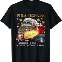 Vintage Believe Train North Pole Polar Express All Abroad T Shirt