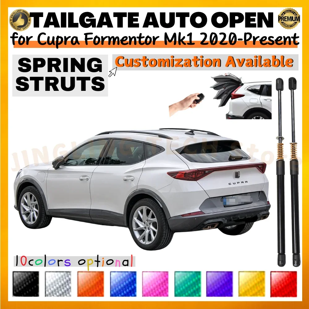 

Qty(2) Trunk Struts with Spring for Cupra Formentor Mk1 5-door SUV 2020-present Rear Tailgate Boot Lift Supports Shock Absorbers