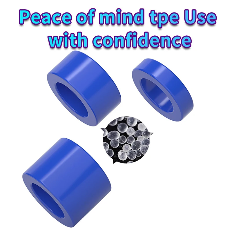 3Pcs Silicone Massage Tool Multi Sized Soft Massage Ring Restrict Train Portable Massager Enlargement Adult Beauty Health view 4