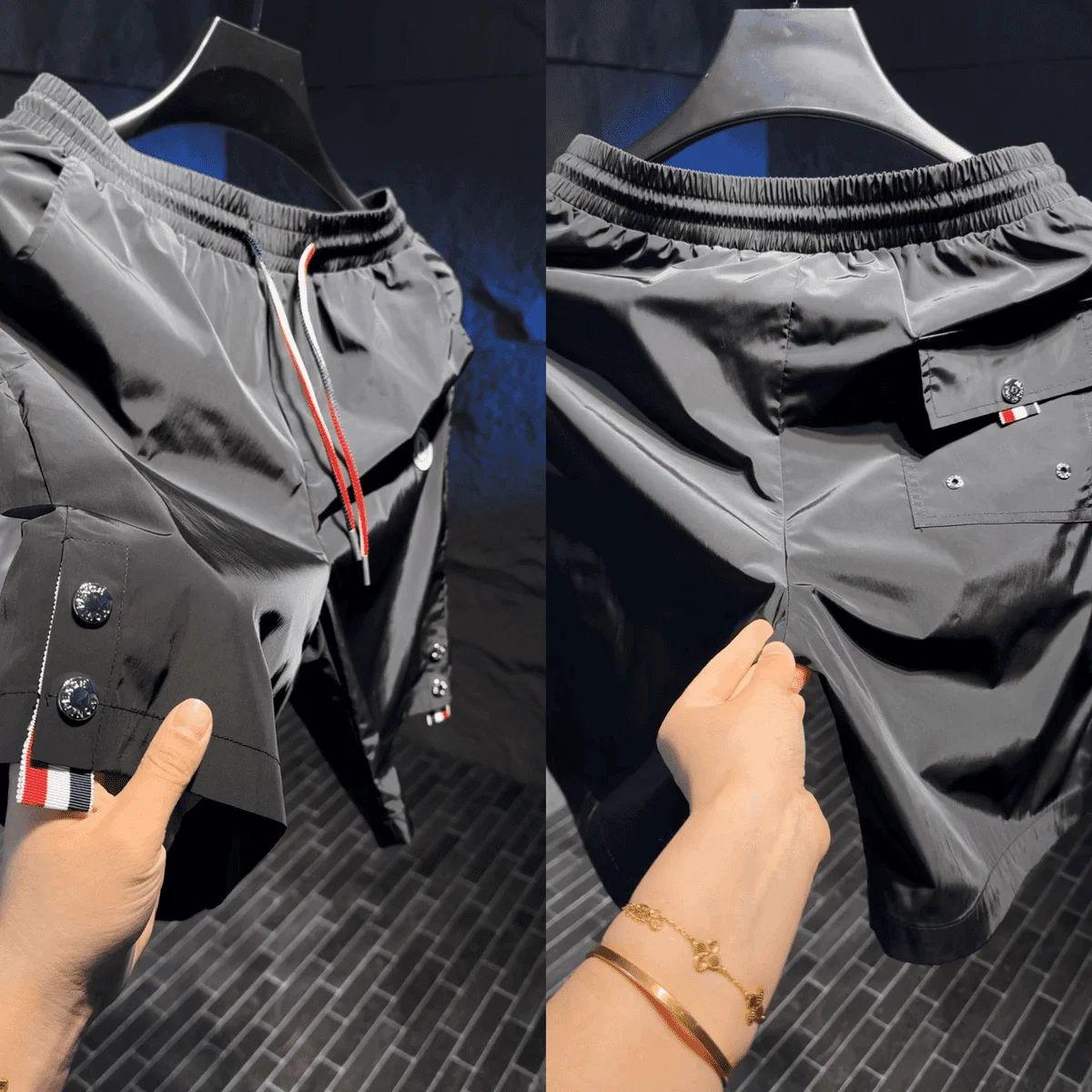 New Summer Men's Shorts Beach Quick-drying Breathable Loose-fitting Versatile Trendy Casual Sporty Five-point Streetwear