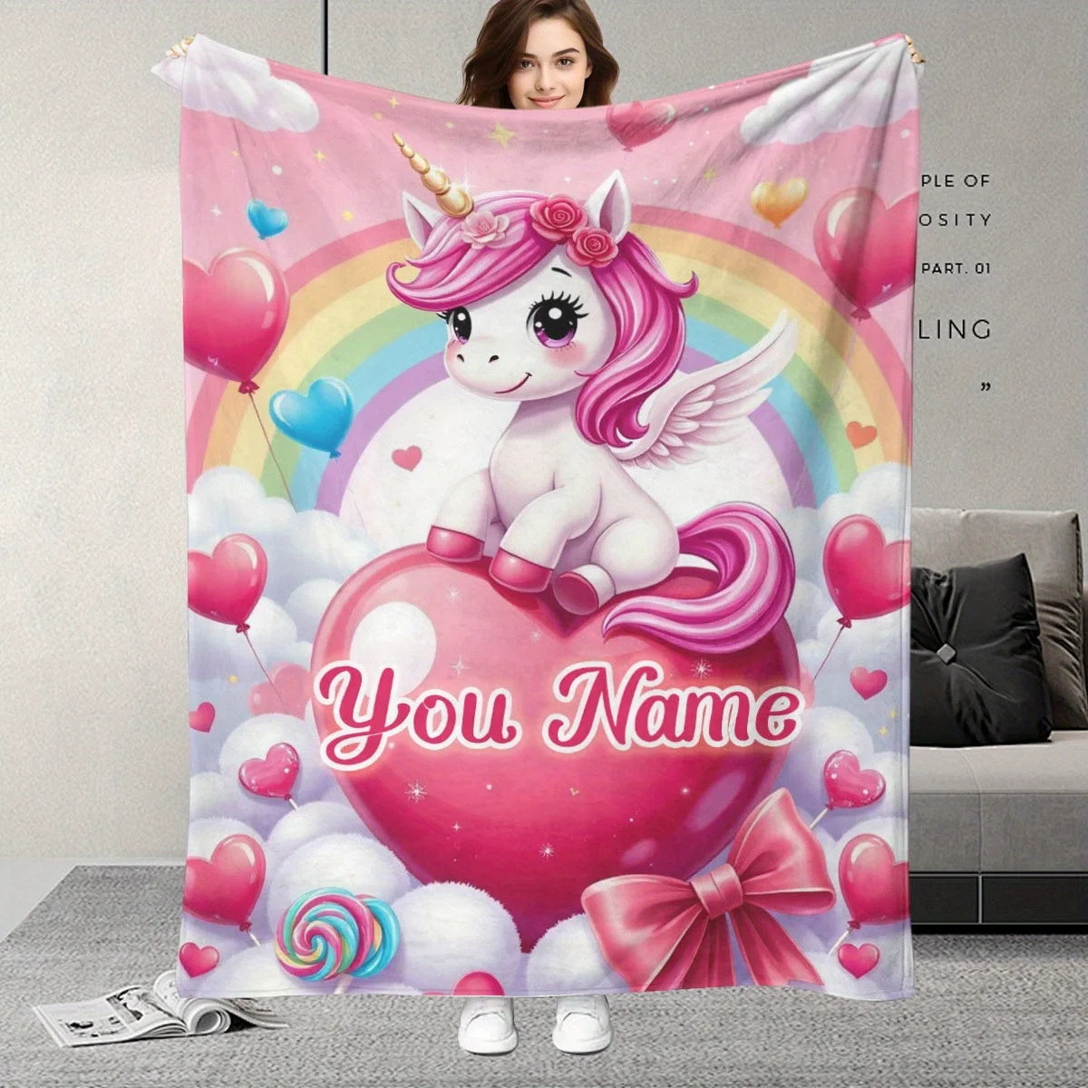 1. بطانية ألبكة من الفلانيل بنمط الرسوم المتحركة ماي ليتل بوني، مناسبة للفتيات والكبار، يمكن استخدامها كهدية عيد ميلاد #1